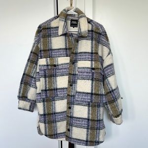 Plaid Zara Shacket